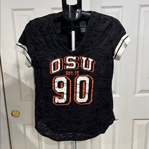 OSU Black and White Graphic Women's Tee